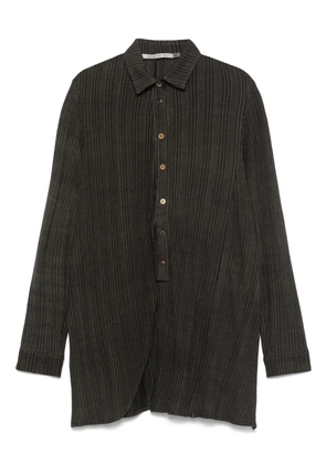 CHIAHUNG SU striped shirt - Grey