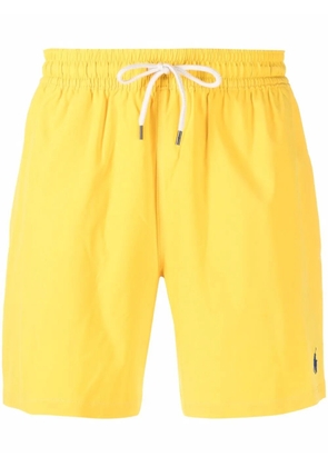 Polo Ralph Lauren logo drawstring swim shorts - Yellow