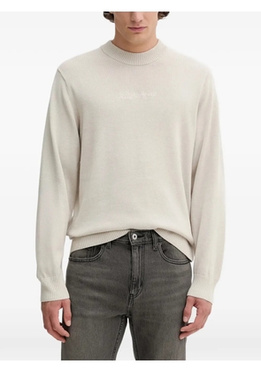 Karl Lagerfeld Jeans logo-detail crew-neck sweater - Neutrals