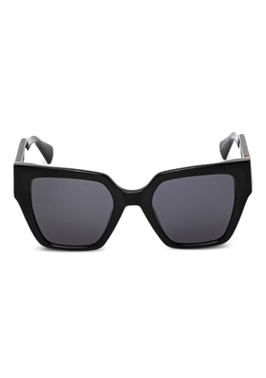 AllSaints geometric-frame sunglasses - Black