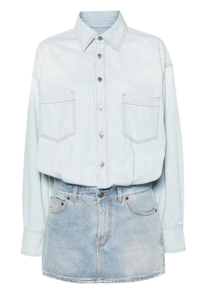 Haikure Tatum denim shirtdress - Blue