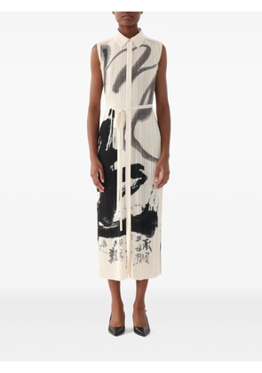 Jason Wu Collection plissé-effect midi dress - White