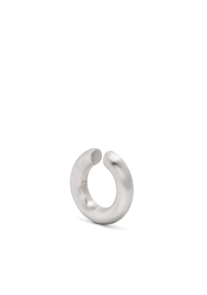 Tom Wood chunky satin M ear cuff - Silver