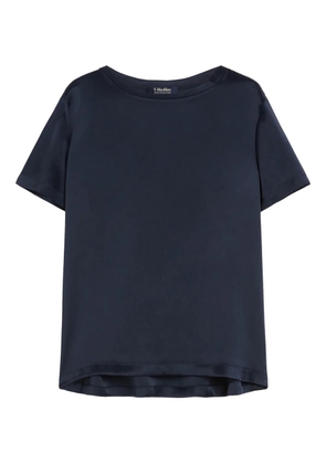 'S Max Mara crew-neck short-sleeve top - Blue