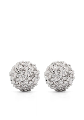 Eddie Borgo Pavé Dome earrings - Silver