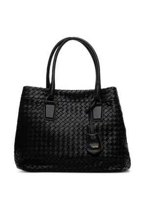 Poche Paris woven tote bag - BLACK
