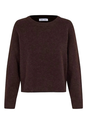 SAMSOE SAMSOE Nor o-n round-neck sweater - Brown