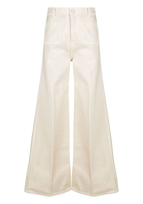 JOSEPH wide-leg denim jeans - Neutrals