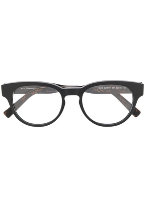 Zegna round-frame glasses - Black