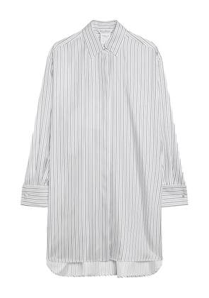 Max Mara long-sleeve striped shirt - White
