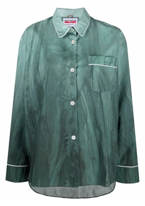 F.R.S For Restless Sleepers pipe-trim pajama shirt - Green