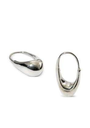 Otiumberg roscida drop hoop earrings - Silver