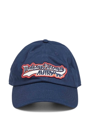 Autry Maison Kitsuné embroidered-logo baseball cap - Blue