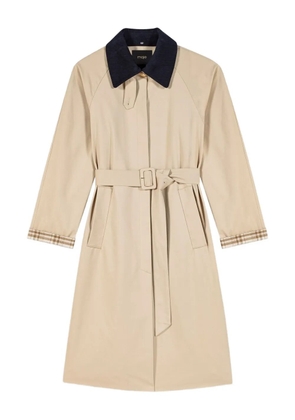 Maje belted trench coat - Neutrals
