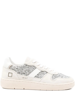 D.A.T.E. glitter-detailing sneakers - White