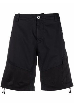 Ten C drawstring-hem shorts - Black