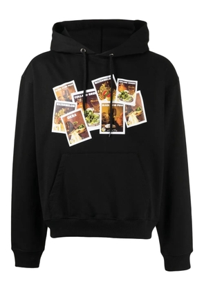 Sky High Farm graphic-print hoodie - Black