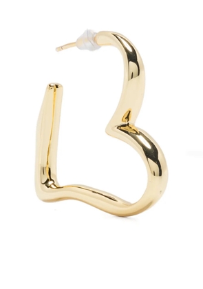 Maje heart-shaped earrings - Gold