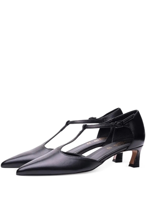 Poche Paris T-strap buckle pumps - Black