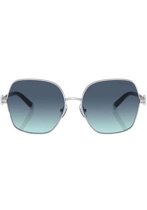 Tiffany & Co Eyewear oversize-frame sunglasses - Silver