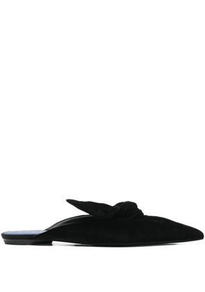 Lanvin knot mules - Black