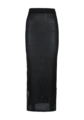 Tommy Jeans knitted gonna skirt - Black