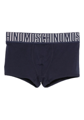 Moschino logo-waistband trunks - Blue