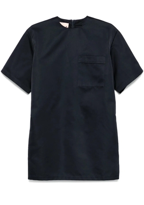 Plan C duchesse-satin mini dress - Blue