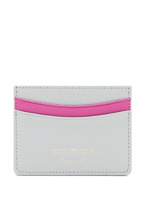 Emporio Armani leather cardholder - Grey