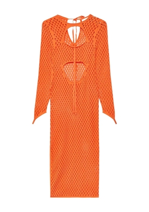 House of Sunny cutout knit dress - Orange