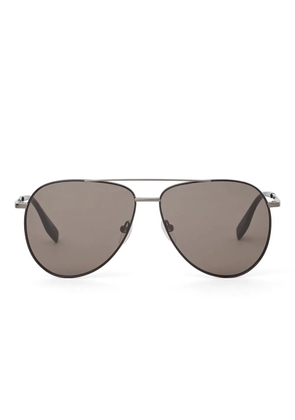 Karl Lagerfeld logo-arm sunglasses - Metallic
