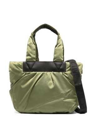 VeeCollective small Caba logo-strap tote bag - Green