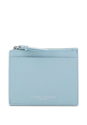 GIANNI CHIARINI grained-leather wallet - Blue