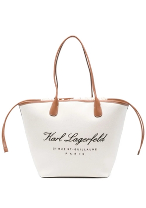 Karl Lagerfeld medium Hotel Karl tote bag - Neutrals