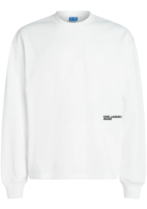 Karl Lagerfeld Jeans graphic-print sweatshirt - White
