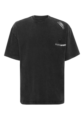 Plein Sport logo-plaque T-shirt - Black