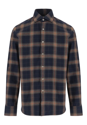 Alessandro Gherardi Regent checked shirt - Blue
