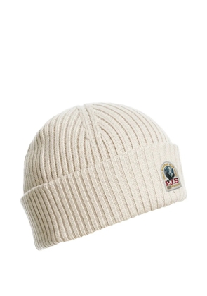 Parajumpers ribbed beanie - White