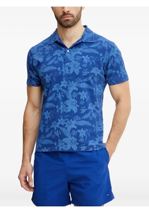 Vilebrequin floral-print polo shirt - Blue