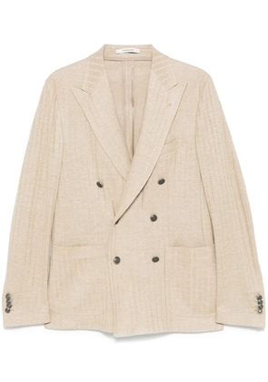 Tagliatore knitted blazer - Neutrals