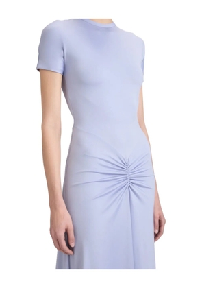 Victoria Beckham gathered waist midi dress - Blue