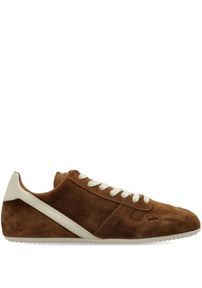 Rick Owens Minimal Sneak suede leather panel sneakers - Brown
