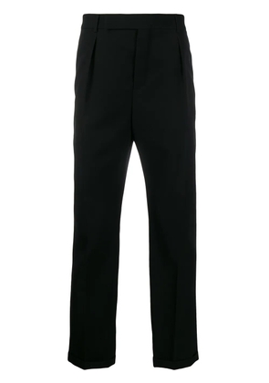 Saint Laurent cuffed tailored trousers - Black