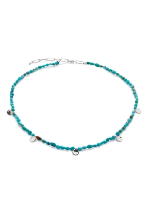 Monica Vinader Rio beaded turquoise necklace - Blue