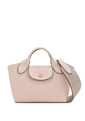 Longchamp top-handle leather mini bag - Pink