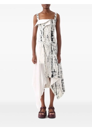 Jason Wu Collection jacquard asymmetric dress - White