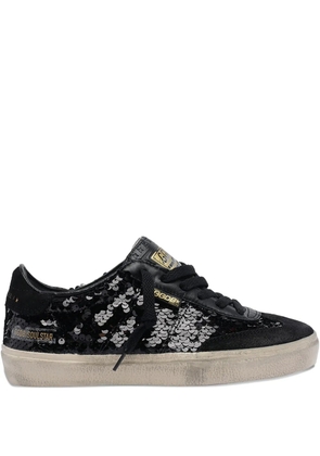 Golden Goose sequin-embellished round-toe sneakers - Black