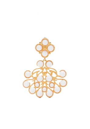Kenneth Jay Lane beaded-embellished earrings - Gold