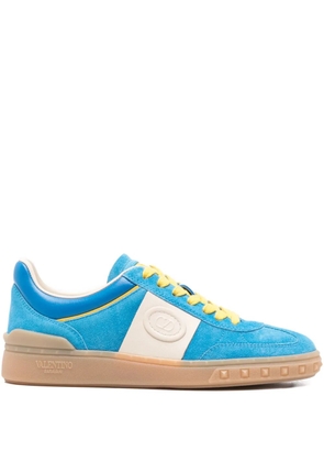 Valentino Garavani Upvillage panelled suede sneakers - Blue