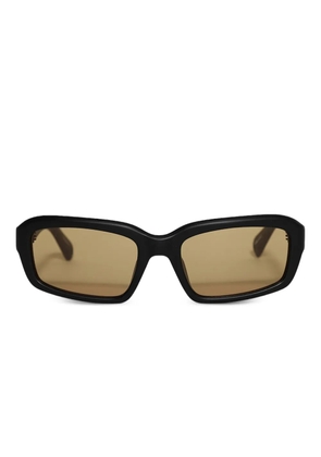Linda Farrow x Jacquemus rectangle-frame sunglasses - Black
